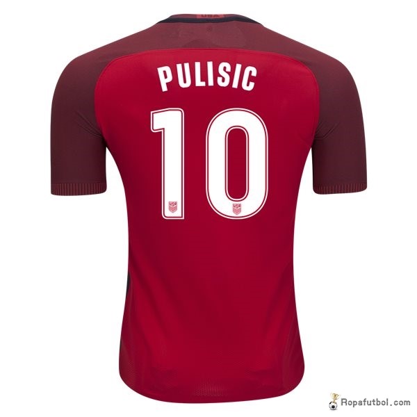 Camiseta Estados Unidos Replica Tercera Ropa Pulisic 2017